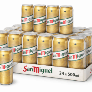 San Miguel Especial Lager Beer – 24 x 500ml Cans | 5.4% ABV Premium Imported Lager – SaveAndGo