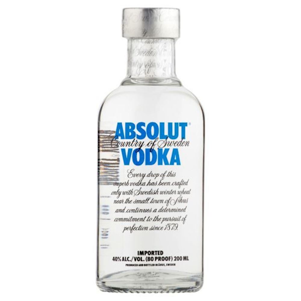 ABSOLUT VODKA 6X20CL 40%