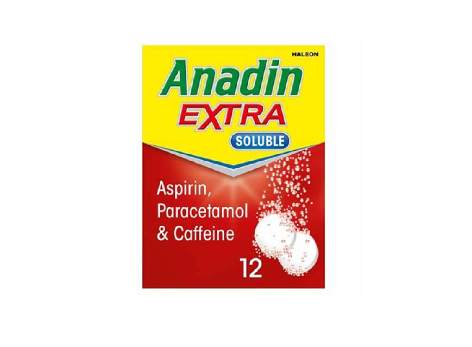ANADIN PARACETAMOL CAFFINE 1x12C