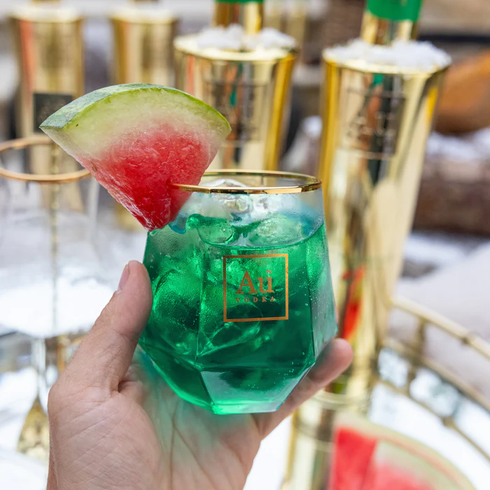 AU Vodka Green Watermelon 70cl – Premium Flavoured Vodka saveandgo