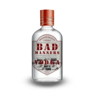 BAD MANNERS VODKA 1X35CL 37.5%