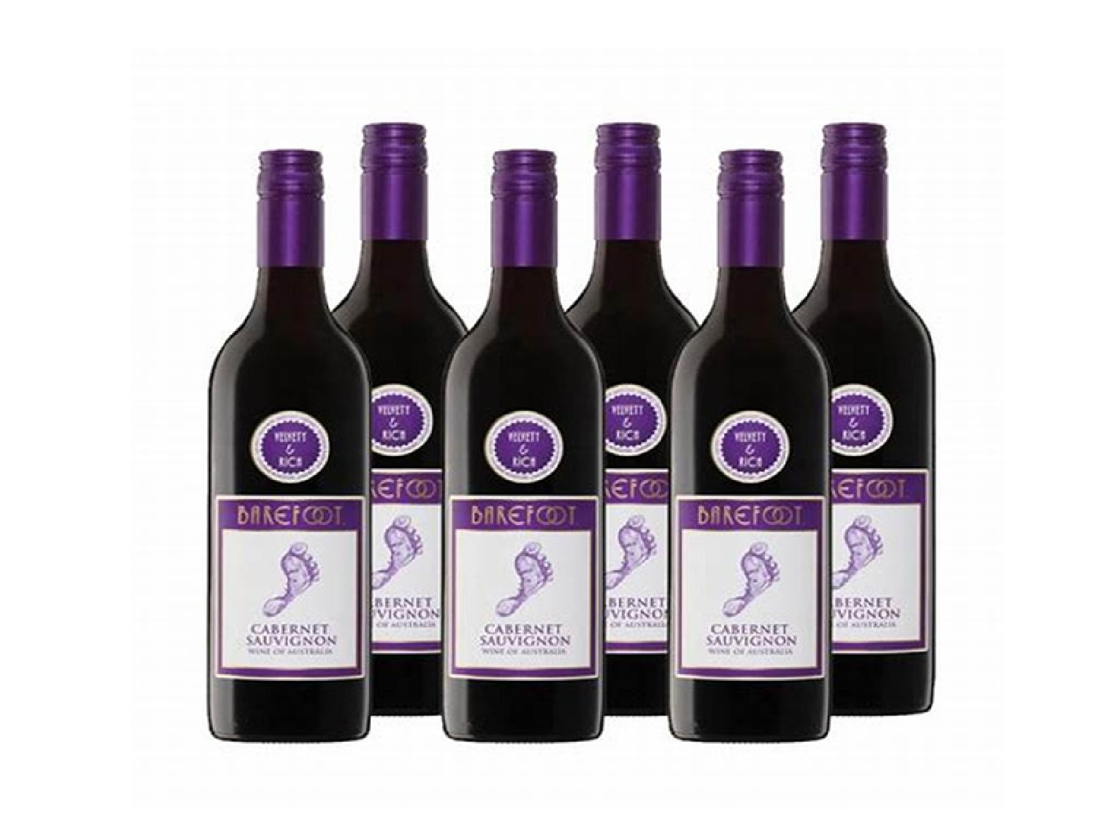 BAREFOOT CAB SAUV 6X75CL 13.5%