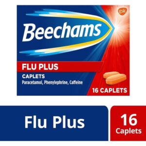 BEECHAMS FLU PLUS 16 CAPLETS