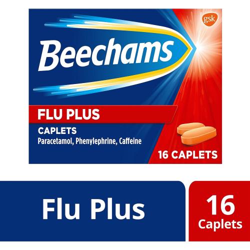 BEECHAMS FLU PLUS 16 CAPLETS