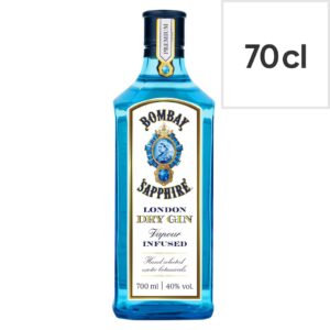 Bombay Sapphire London Dry Gin 70cl | Premium Vapour-Infused Gin | saveandgo