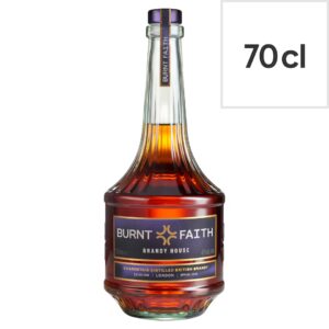 Burnt Faith Charentais Distilled British Brandy 70cl | Premium British Brandy | saveandgo