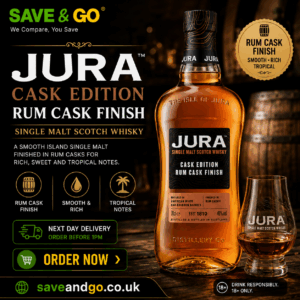 Jura Cask Edition Rum Cask Finish Single Malt Scotch Whisky 70cl | saveandgo