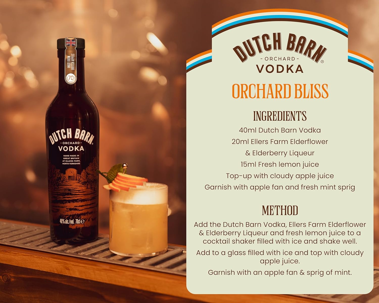 Dutch Barn Vodka 70cl – Premium Apple-Distilled Vodka | saveandgo