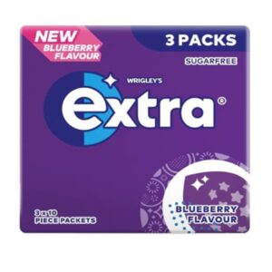 EXTRA BLUBERRY FLAVOUR 3 PACKS