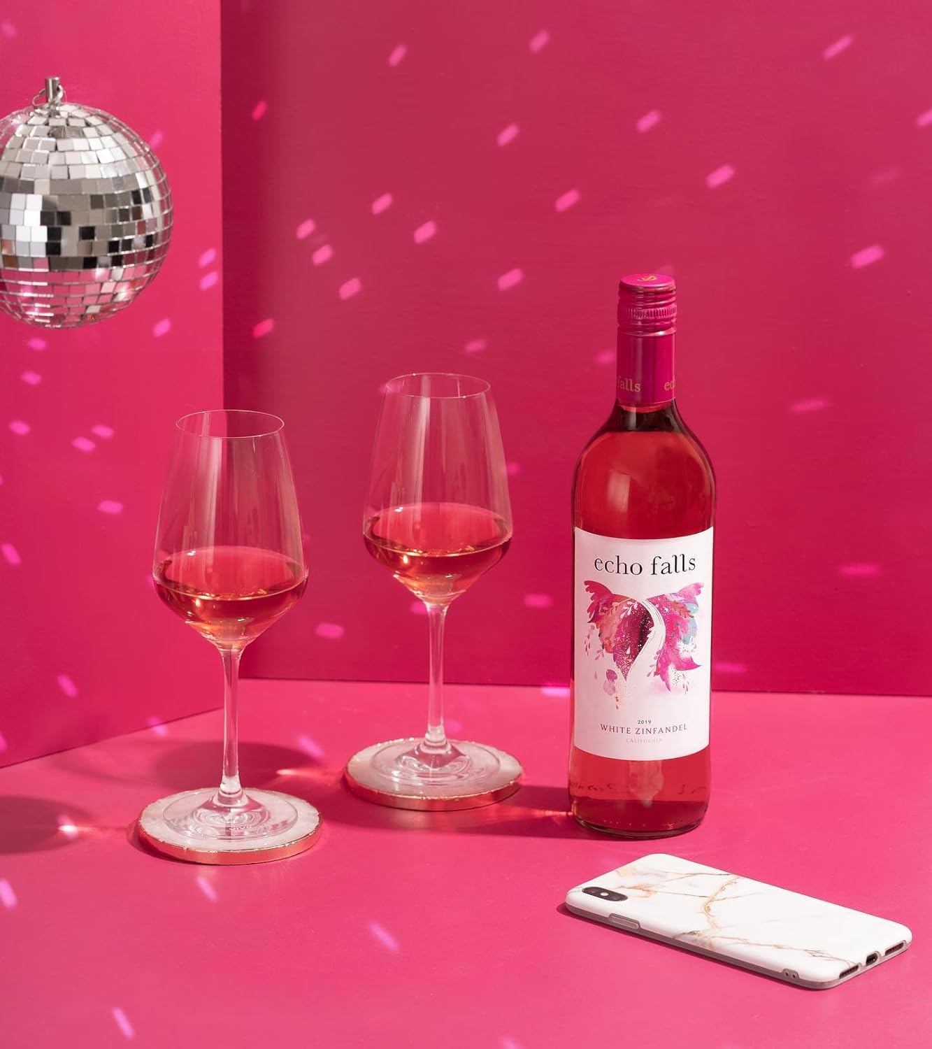 Echo Falls White Zinfandel Rosé Wine Case – 6 x 75cl (9.5% ABV) saveandgo