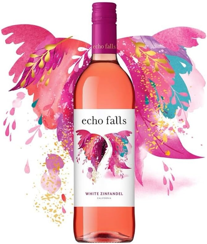Echo Falls White Zinfandel Rosé Wine Case – 6 x 75cl (9.5% ABV) saveandgo