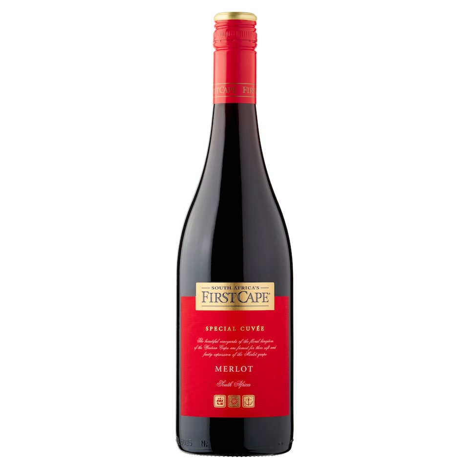 First Cape Merlot 6x70cl | saveandgo.co.uk