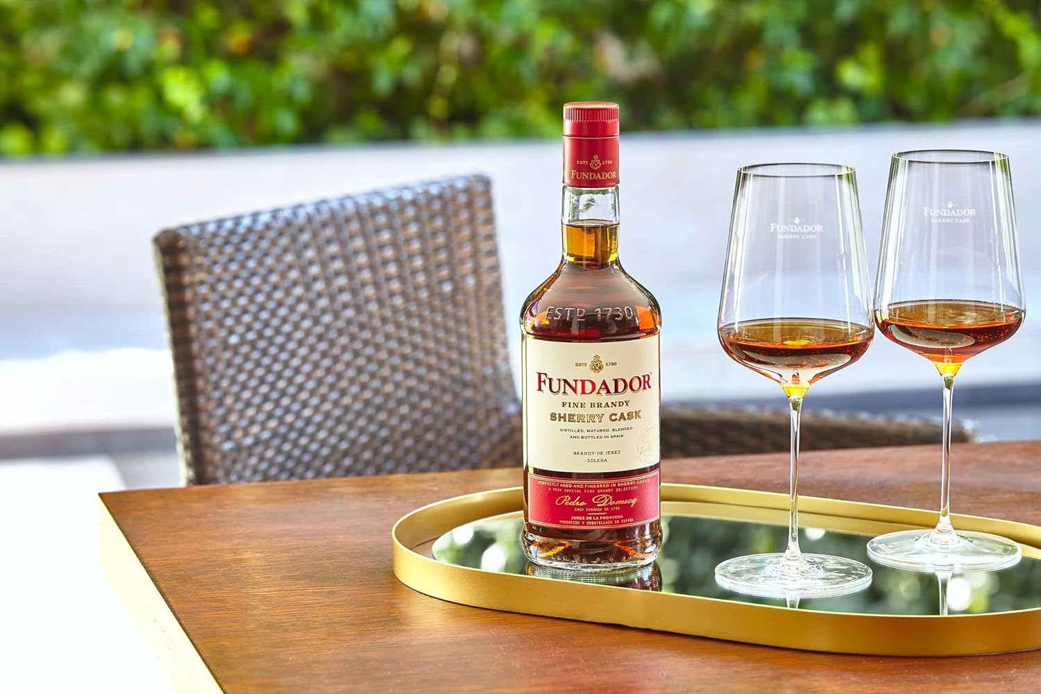 Fundador Sherry Cask Fine Brandy Doble Madera 1L | saveandgo