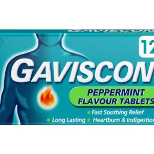 GAVISON CHEWABLE 12 TABLETS