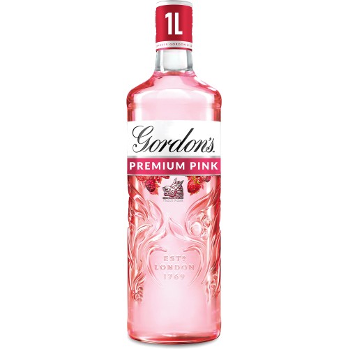 GORDONS PINK GIN 1X1L 40%