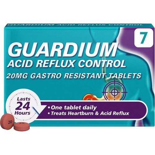 GUARDIUM ACID REFLUX 1X7TAB