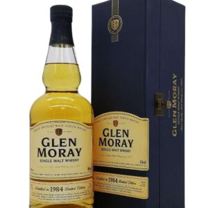Glen Moray Speyside Single Malt Scotch Whisky 1984 Limited Edition 40% ABV – 1l Glass Bottle saveandgo