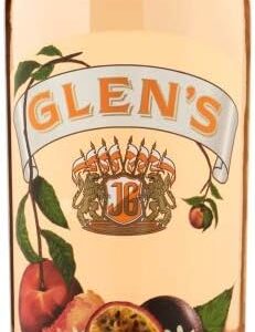 Glen’s Passionfruit & Peach Fruit Flavoured Spirit Drink 70cl | Refreshing Fruity Alcohol | saveandgo