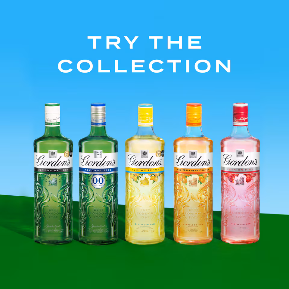 Gordon’s Premium Pink Distilled Gin 1L – Raspberry, Strawberry & Redcurrant Gin | 37.5% ABV | saveandgo