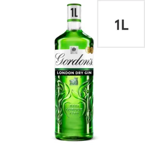 Gordon’s Special Dry London Gin 1L – Classic Juniper London Dry Gin | 37.5% ABV | saveandgo