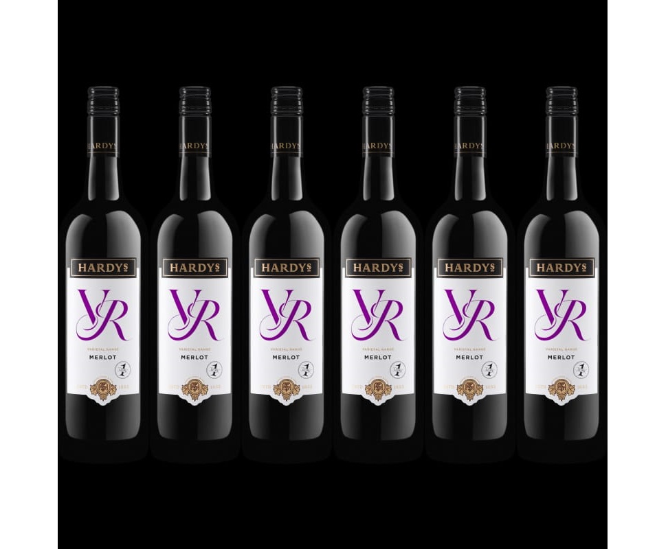 HARDYS VR MERLOT 6X75CL