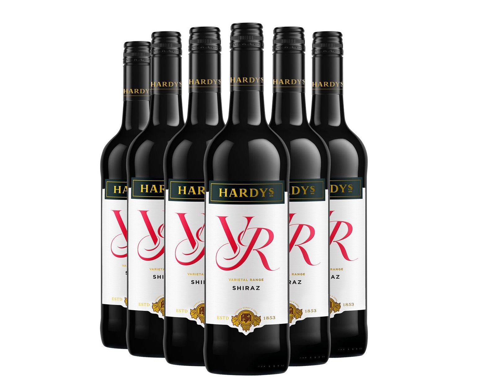 HARDYS VR SHIRAZ 6X75CL 13.5%