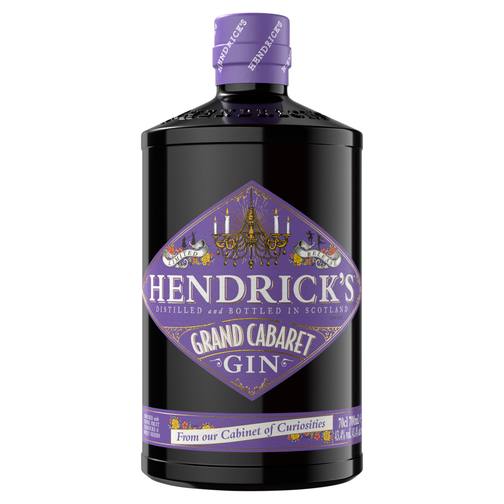 Hendrick’s Grand Cabaret Gin 70cl | 43.4% ABV – Premium Small-Batch Gin | saveandgo
