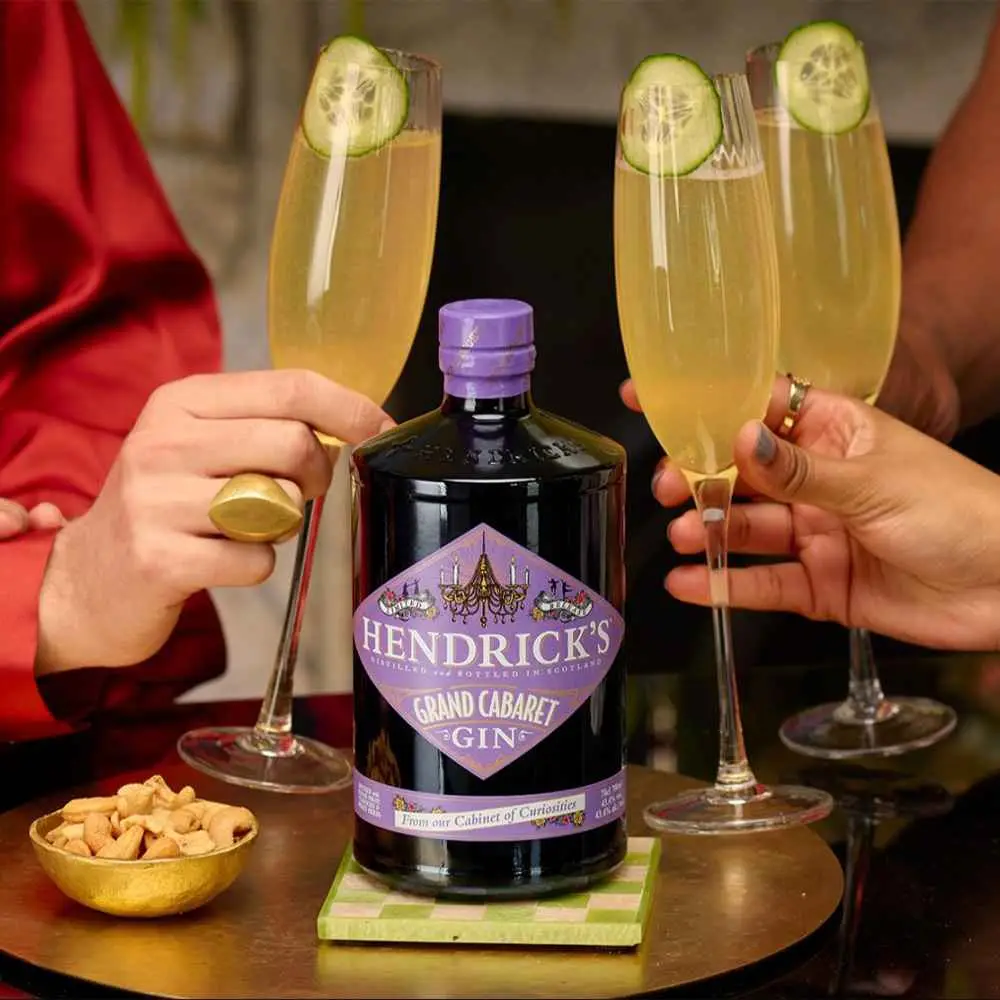 Hendrick’s Grand Cabaret Gin 70cl | 43.4% ABV – Premium Small-Batch Gin | saveandgo