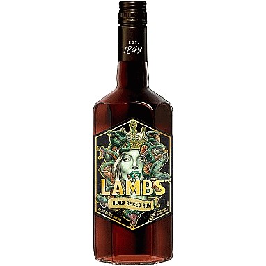 LAMBS BLACK SPICED RUM 1X70CL 30%