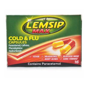 LEMSIP COLD & FLU 8 CAPSULES