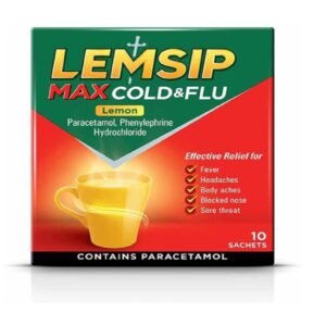 LEMSIP MAX COLD 1X10 SACHETS