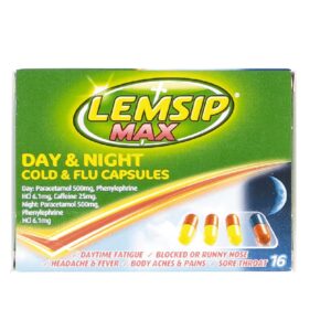 LEMSIP MAX COLD 1X16 CAPSULES