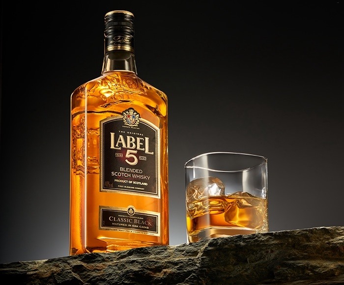 Label 5 Scotch Whisky 1L Highland Scotch Whisky, 40% ABV, Smooth & Balanced, Perfect for Whisky Lovers saveandgo