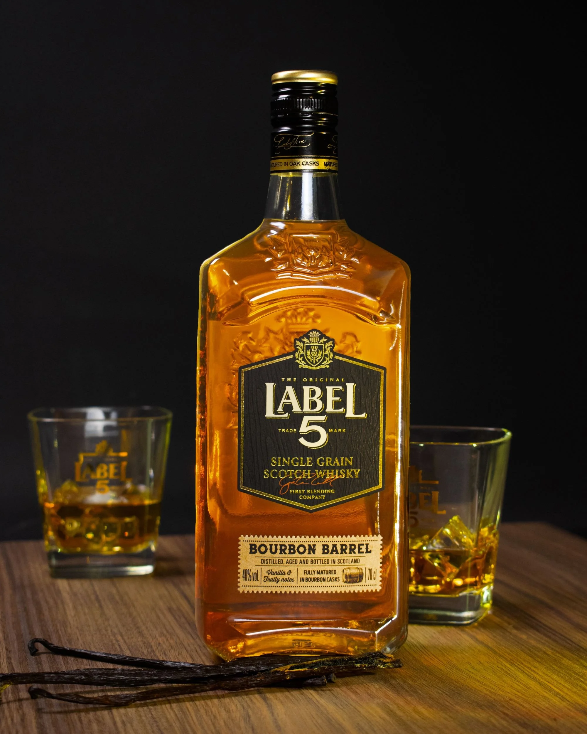 Label 5 Scotch Whisky 1L Highland Scotch Whisky, 40% ABV, Smooth & Balanced, Perfect for Whisky Lovers saveandgo