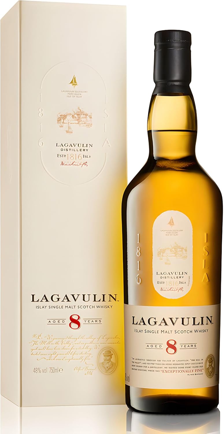 Lagavulin 8 Year Old Islay Single Malt Scotch Whisky 70cl 48% ABV saveandgo 1