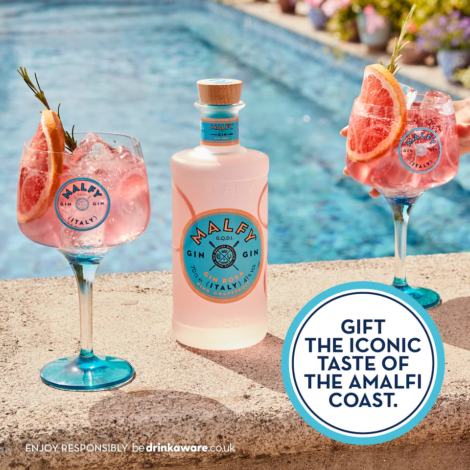 Malfy Gin Rosa Pink Grapefruit 70cl | Italian Flavoured Gin 41% ABV – saveandgo