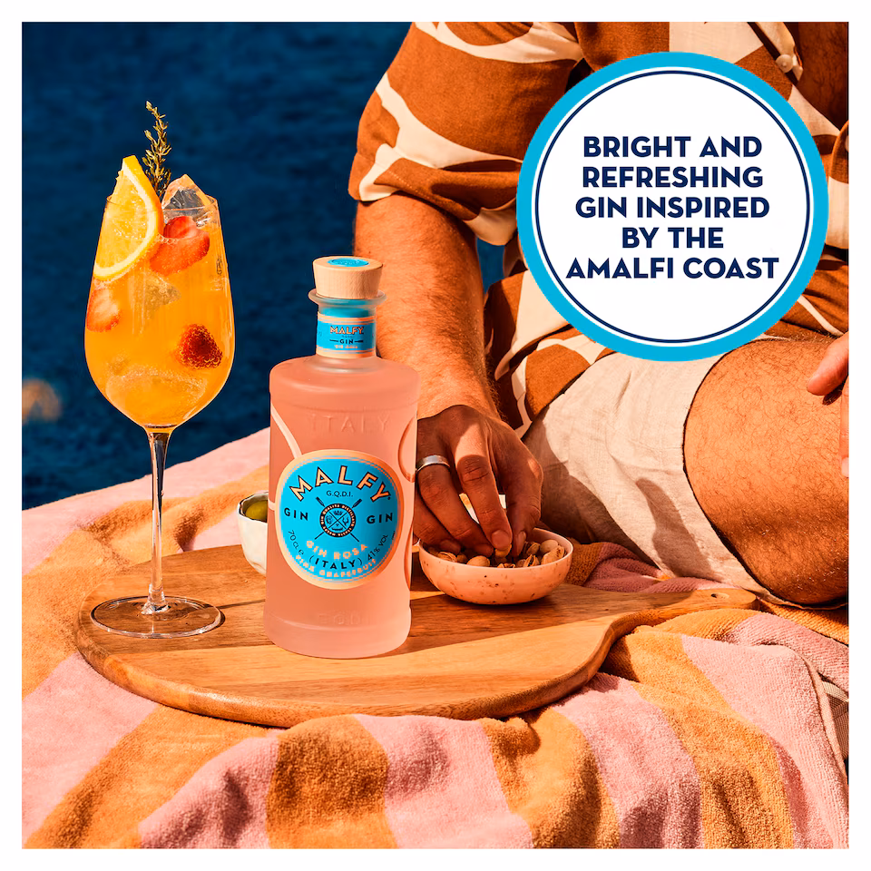 Malfy Gin Rosa Pink Grapefruit 70cl | Italian Flavoured Gin 41% ABV – saveandgo