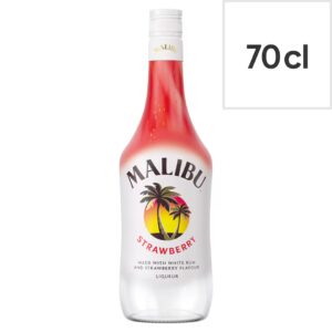 Malibu Strawberry Flavour Rum Liqueur 700ml – Sweet Strawberry Rum Drink saveandgo
