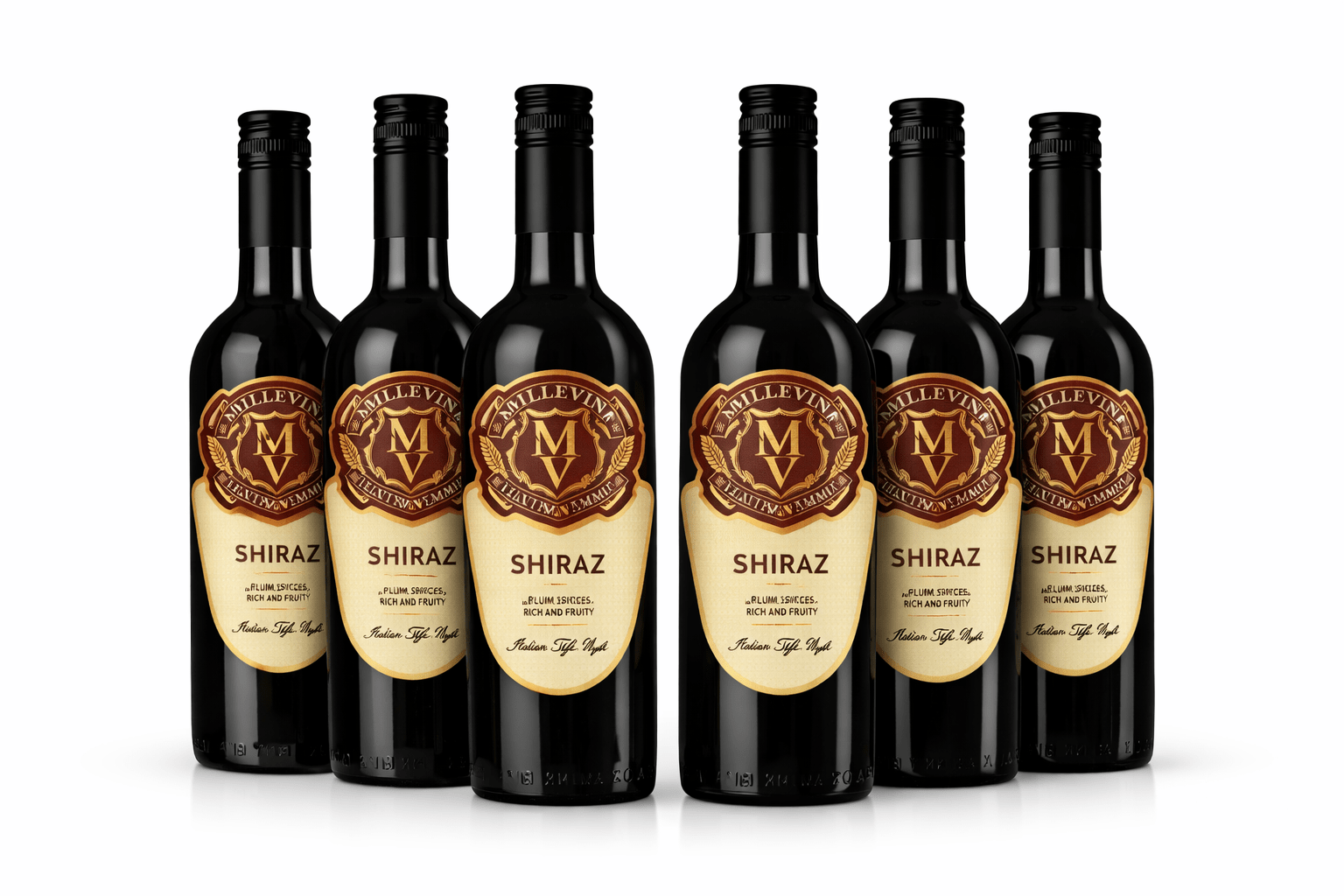 Millevini Shiraz 75cl save and go