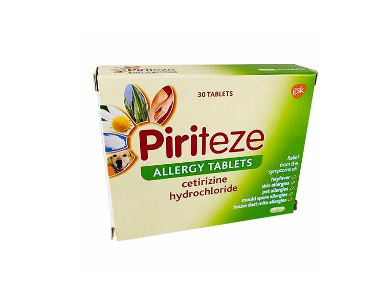 PIRITEZE ALLERGY 1X30TAB