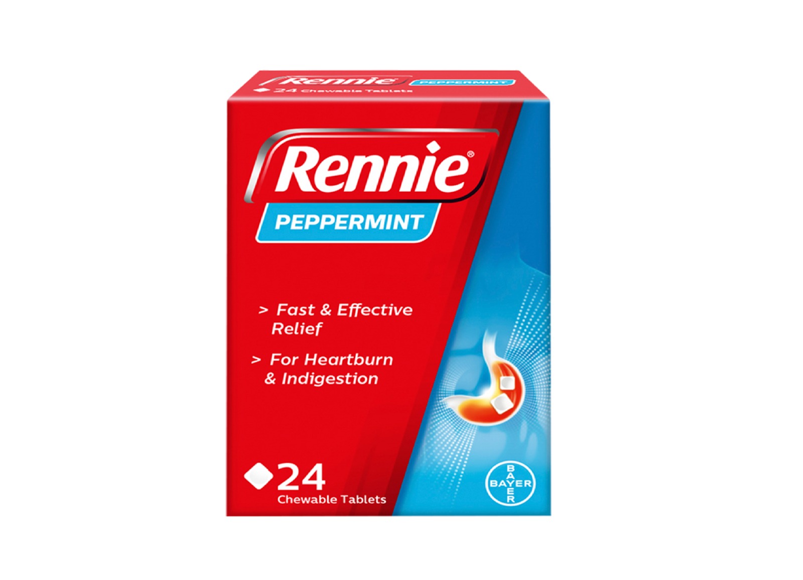 RENNIE PEPERMINT 24 CHEWABLE