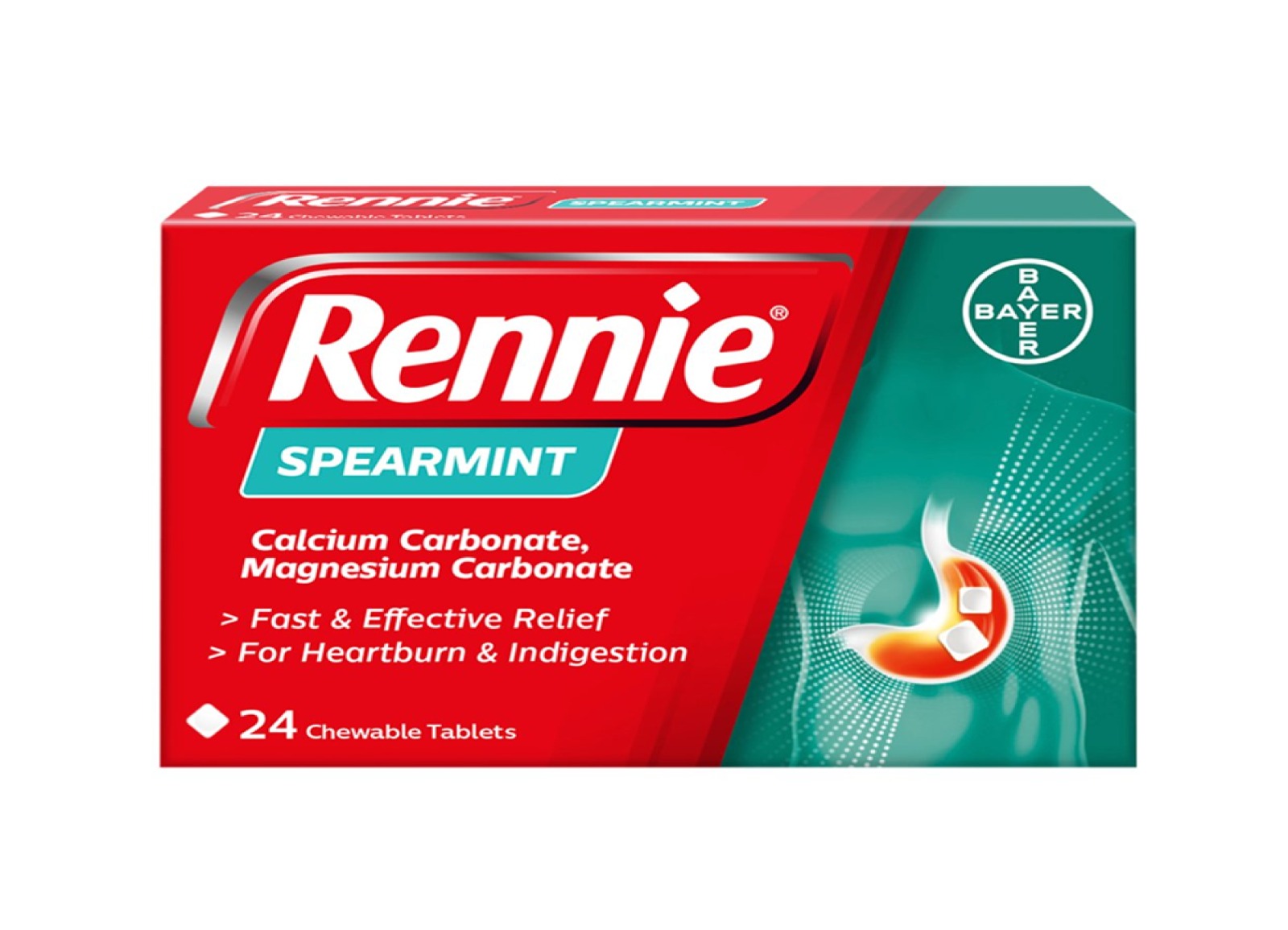 RENNIE SPEARMINT 24 CHEWABLE