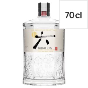 Roku Japanese Craft Gin 70cl | Premium Gin with Six Japanese Botanicals | saveandgo