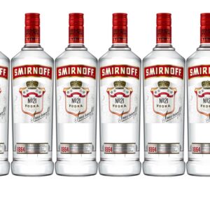 SMIRNOFF VODKA 6X1L 37.5%