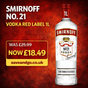 Smirnoff No. 21 Vodka Red Label 1L saveandgo