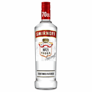 Smirnoff Red Label Vodka Bottle 37.5% 1x70cl