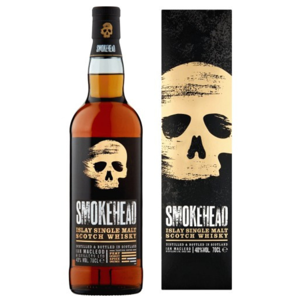 Smokehead Islay Single Malt Scotch Whisky 1x70cl