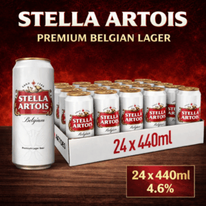 Stella Artois Lager 4.6% 24 x 440ml Cans Buy Beer UK Save & Go