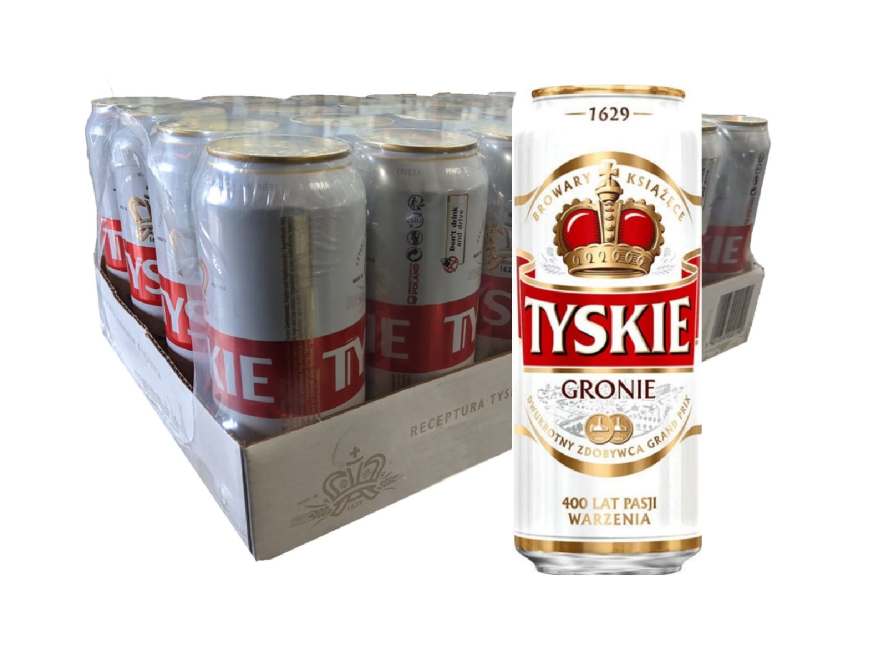 TYSKIE 24X500ML 5.2% MAX (5 CASE)