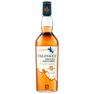 Talisker 10 Year Old Single Malt Scotch Whisky 70cl Island Scotch Whisky, 45.8% ABV, Gift Box, Rugged Maritime Flavor saveandgo